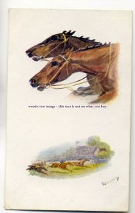 an0577 - Mans Best Friend, Steeplechase, Artist - N.Drummond - Postcard - Tuck's