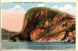 Trinity Rock, Saguenay River, Canada Vintage Postcard N05