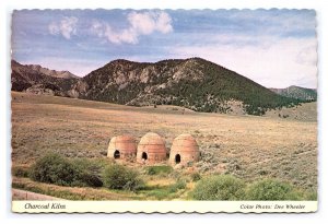 Postcard Continental View Charcoal Kilns Between Salmon & Idaho Falls Idaho