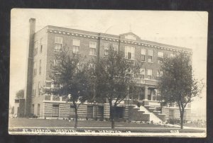 RPPC NEW HAMPTON IOWA ST. JOSEPH'S HOSPITAL VINTAGE REAL PHOTO POSTCARD