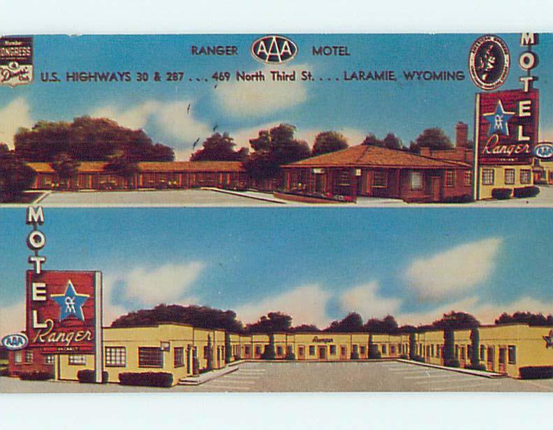 Pre-1980 RANGER MOTEL Laramie Wyoming WY M2292