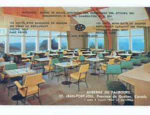 Unused Pre-1980 AUBERGE RESTAURANT IN SAINT-JEAN-PORT-JOLI Quebec City o0477@