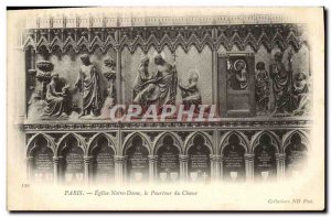 Old Postcard Paris Notre Dame Church Choir The Circumference