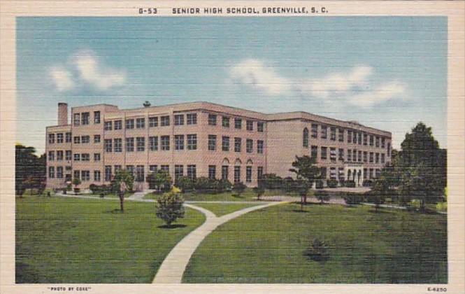 South Carolina Greenville Senior High School