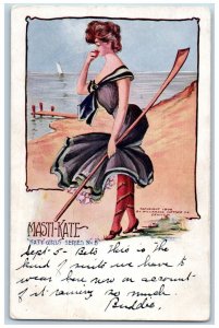 Portland Oregon OR Postcard Pretty Woman Masti Kate 1907 Posted Antique