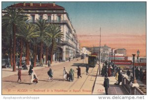 Algeria Alger Boulevard de la Republique et Square Bresson