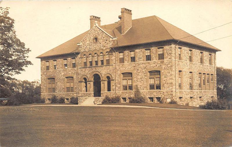 Waterville ME Colby College Chemical Hall C. Townsend 1907 Real Photo Postcard