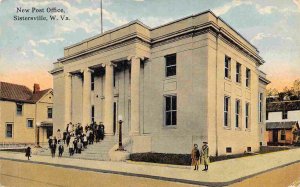 Post Office Sistersville West Virginia 1915 postcard