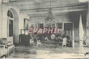 Old Postcard chateau d esclimont 272 (e and l) the large living room