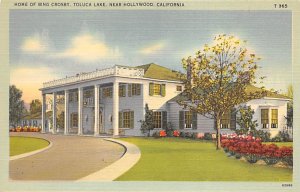 Home of Bing Crosby Toluca Lake Hollywood California Postcard