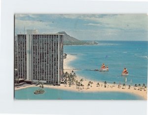 Postcard Hilton Hawaiian Village, Honolulu, Hawaii