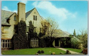 Granville Ohio 1950s Postcard Beta Theta Pi Fraternity Denison Univeristy