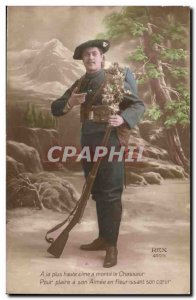 Old Postcard Militaria Alpine Hunter (uniform uniform)