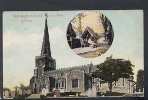 Middlesex Postcard - Parish Church & Lych Gate, Harrow      RS18534