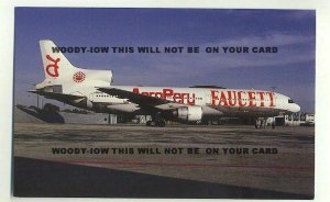 ac318 - Aeroperu / Faucett Lockheed L1011 Tristar 1 , OB-1455 - postcard