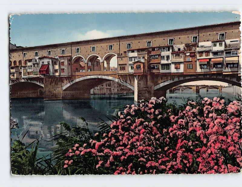 Postcard The old bridge, Ponte Vecchio, Florence, Italy