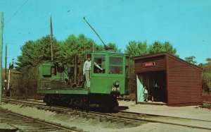 Vintage Postcard Seashore Trolley Museum Street Railway Kennebunkport Maine