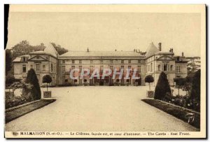 Old Postcard Malmaison Chateau frontage and is court & # 39honneur