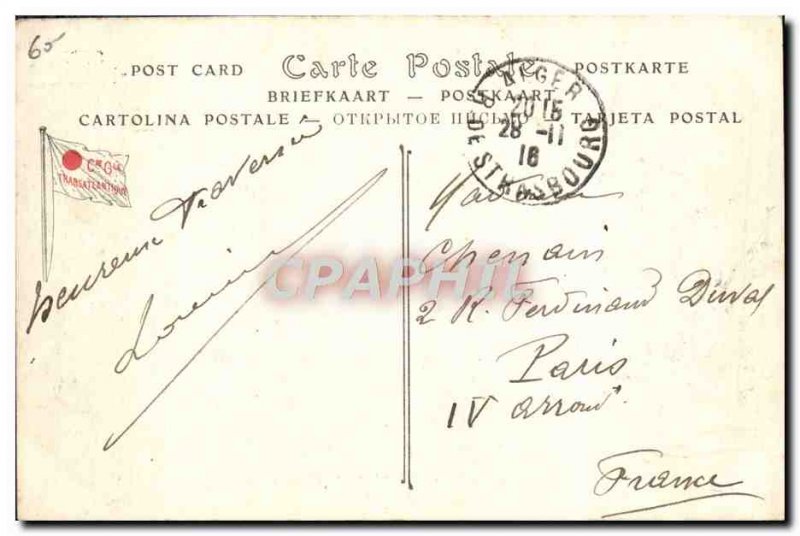 Old Postcard Boat Ship Company Generale Transatlantic Duke of Braganza