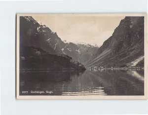 Postcard Sogn Gudvangen Norway