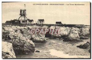 Old Postcard Lighthouse Pouliguen Penchateau Tower Rochereau