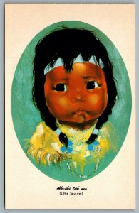Postcard Canada c1970s Children of The North Ah Chi Tah Mo A/S Audrey Oppel