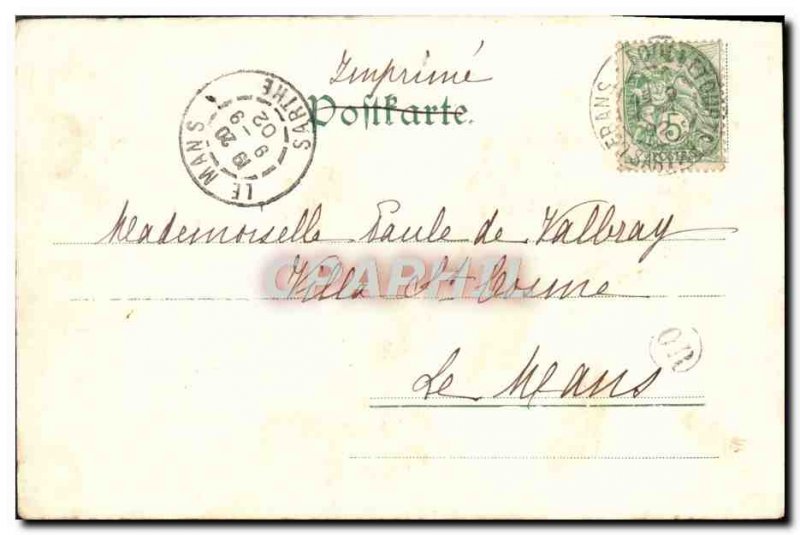 Old Postcard Gruss aus Bingen