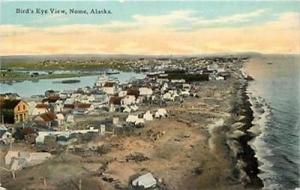 Birdseye View NOME, ALASKA Lowman Hanford CO 10612 postcard