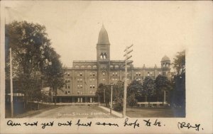 Clifton Springs New York NY Sanitarium Real Photo c1910 Vintage Postcard