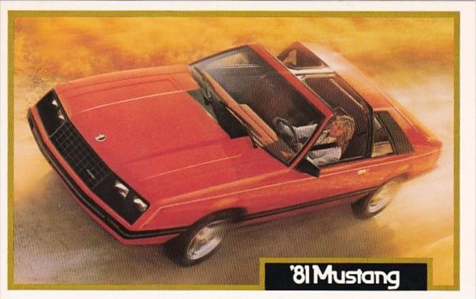 Advertising 1981 Ford Mustang John Grappone Ford Bow New Hampshire