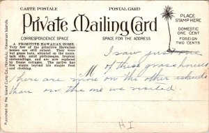 Postcard Native Homestead in the Hawaiian Islands