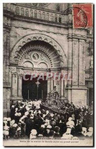 Sainte Anne d & # 39Auray Postcard Old Procession d & # 39un pilgrimage out o...