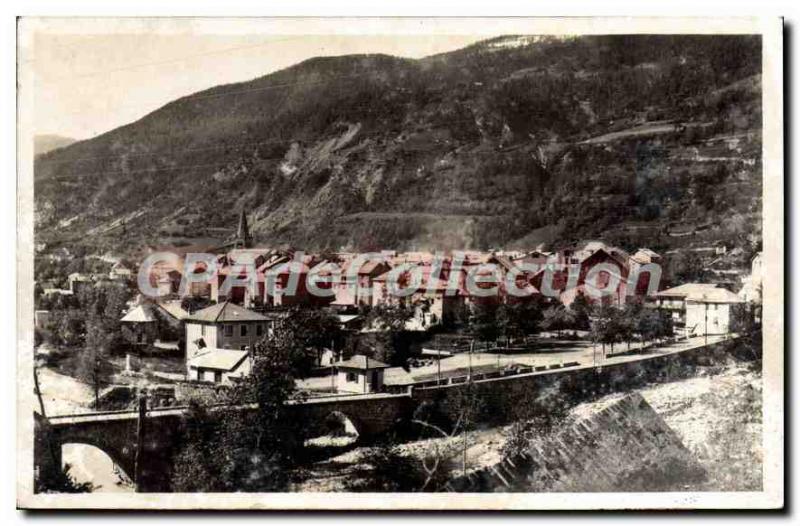 Postcard Old St Etienne de Tinee general view