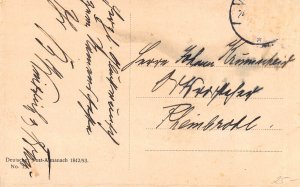 Germany Post Officials Uniforms Royal Bavarian Postmen Letters postcard