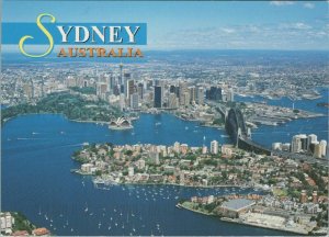 Australia Postcard - Aerial View of Sydney Harbour, New South Wales RR13433