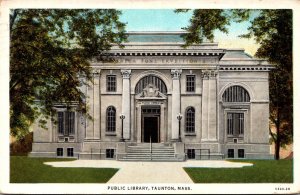 Massachusetts Taunton Public Library 1931 Curteich