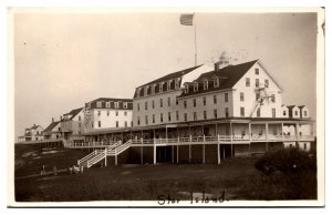 RPPC 1931 Oceanic Hotel, Star Island, New Hampshire