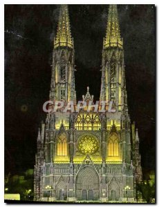 Postcard Modern Vienna Votive Church Votive Votiv Cathedral