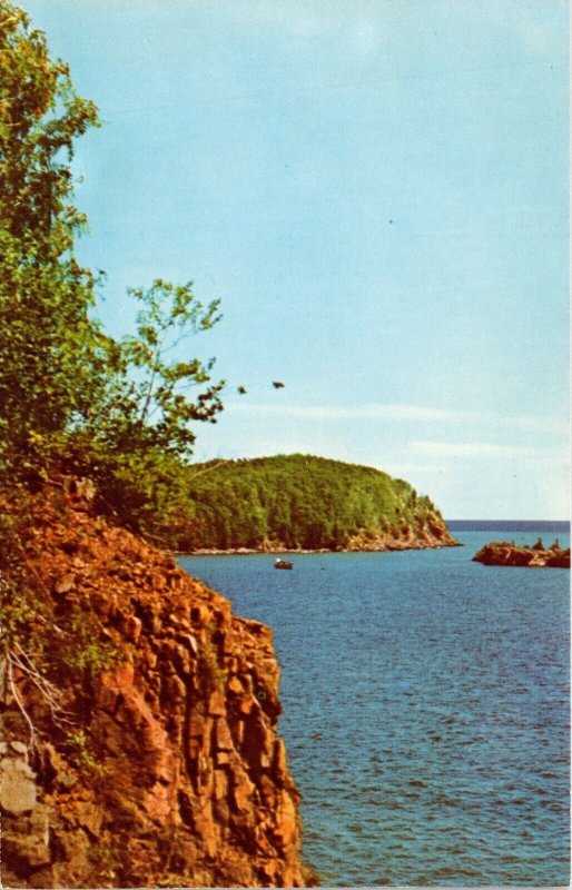 Harbor Beaver Bay Minnesota MN N Shore Dr Lake Superior Circle Rte Postcard VTG 