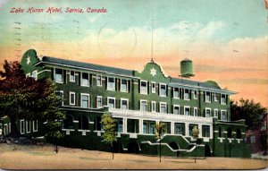 Canada Sarnia The Lake Huron Hotel 1910