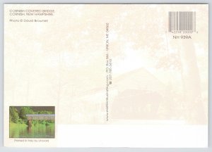 State View~Cornish Covered bridge @ Cornish New Hampshire~Continental Postcard