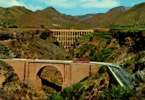 Spain Malaga Nerja Aqueduct El Aguilas
