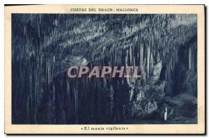 Postcard Old Drach Mallorca El vigilant monje