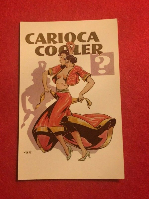 VINTAGE  POSTCARD UNUSED  - CARIOCA COOLER    BREWMANIA (KK04)