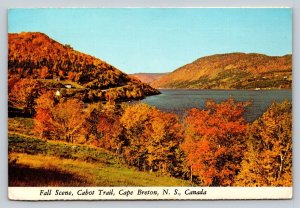 c1980 Fall View At Cape Breton NOVA SCOTIA Canada 4x6 VINTAGE Postcard 0315