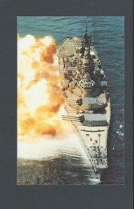 Post Card USS Iowa Battleship 3rd Commission