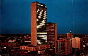 Texas Dallas Southland Center At Night