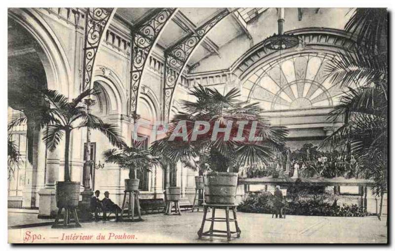 Postcard Old Spa Interior of Pouhon