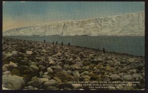 192? largest glacier Childs Glacier in Copper River, Alaska, color post card