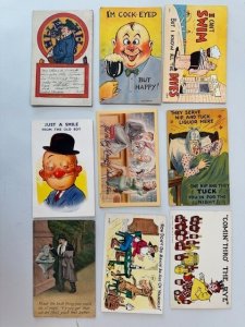 27 COMICS DRUNKS ALCOHOL BEER Vintage Postcards Lot FREE SHIPPING